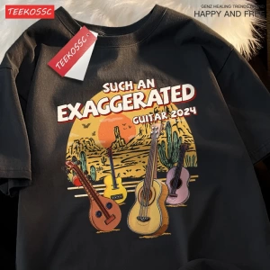 Y2k Vintage Tişört Tee Böyle bir abartılı gitar