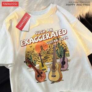 Y2k Vintage Tişört Tee Böyle bir abartılı gitar