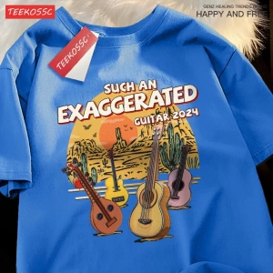 Y2k Vintage Tişört Tee Böyle bir abartılı gitar