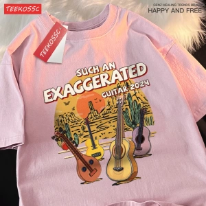 Y2k Vintage Tişört Tee Böyle bir abartılı gitar