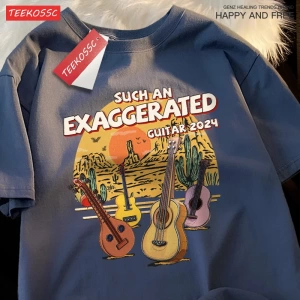 Y2k Vintage Tişört Tee Böyle bir abartılı gitar