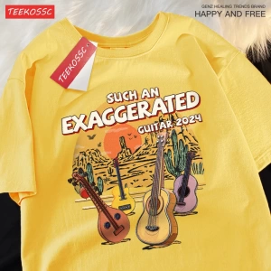 Y2k Vintage Tişört Tee Böyle bir abartılı gitar