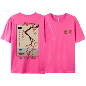 Y2k Vintage Tişört Tee Bugün Yarın Tokyo Çiçek Festivali