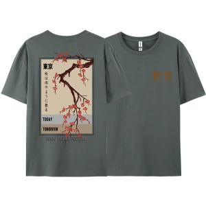 Y2k Vintage Tişört Tee Bugün Yarın Tokyo Çiçek Festivali