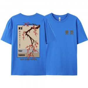 Y2k Vintage Tişört Tee Bugün Yarın Tokyo Çiçek Festivali