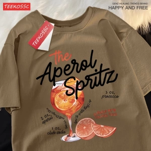 Y2k Vintage Tişört Tee Buzlu limon şarap içecek baskı