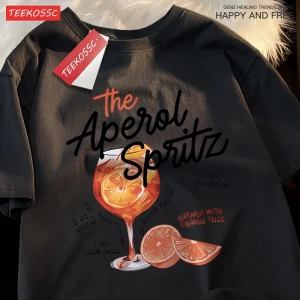 Y2k Vintage Tişört Tee Buzlu limon şarap içecek baskı