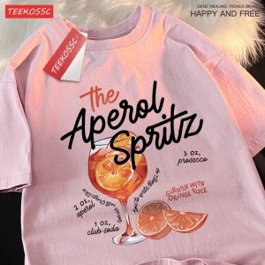Y2k Vintage Tişört Tee Buzlu limon şarap içecek baskı