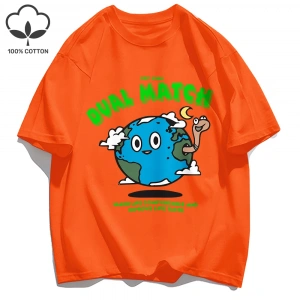 Y2k Vintage Tişört Tee Çift Maç Hayat Yapmak Rahat Baskı