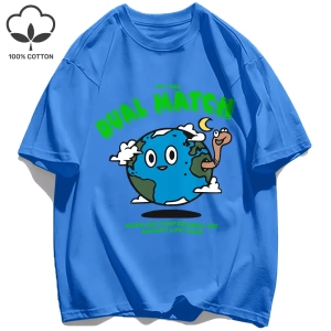 Y2k Vintage Tişört Tee Çift Maç Hayat Yapmak Rahat Baskı