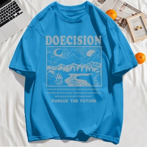 Y2k Vintage Tişört Tee Doecision Pursue Gelecek Baskı
