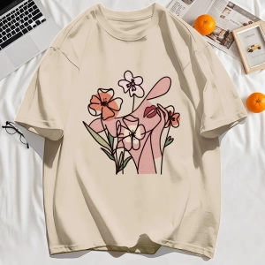 Y2k Vintage Tişört Tee Doğal Manzaranın Keyfini Çıkarılan İnsanlar Baskı