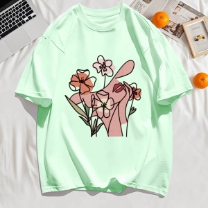 Y2k Vintage Tişört Tee Doğal Manzaranın Keyfini Çıkarılan İnsanlar Baskı