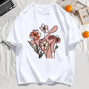 Y2k Vintage Tişört Tee Doğal Manzaranın Keyfini Çıkarılan İnsanlar Baskı