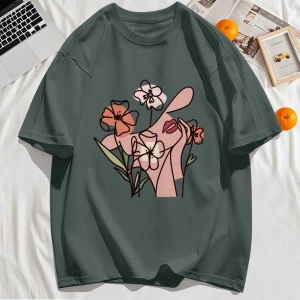 Y2k Vintage Tişört Tee Doğal Manzaranın Keyfini Çıkarılan İnsanlar Baskı