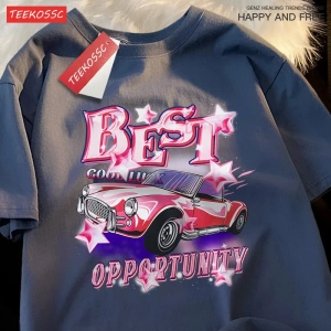 Y2k Vintage Tişört Tee En iyi fırsat Cood Luck