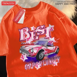 Y2k Vintage Tişört Tee En iyi fırsat Cood Luck
