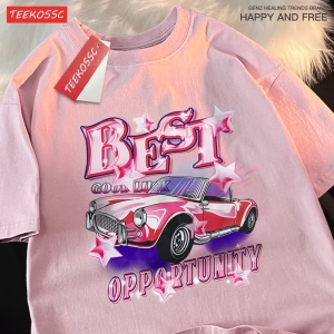 Y2k Vintage Tişört Tee En iyi fırsat Cood Luck