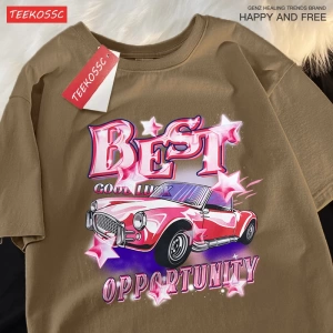 Y2k Vintage Tişört Tee En iyi fırsat Cood Luck