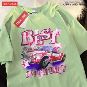 Y2k Vintage Tişört Tee En iyi fırsat Cood Luck