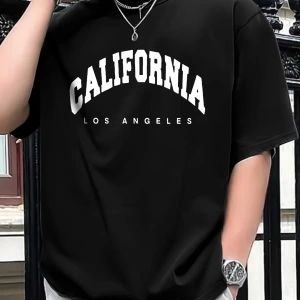 Y2k Vintage Tişört Tee Fit Artı KALİFORNİYA Baskılı