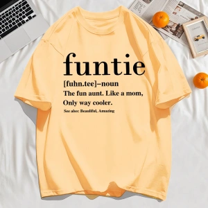 Y2k Vintage Tişört Tee Funtie Anne Gibi Eğlenceli Teyze Baskı