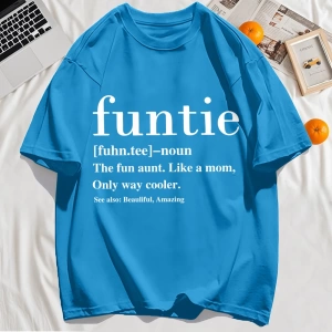 Y2k Vintage Tişört Tee Funtie Anne Gibi Eğlenceli Teyze Baskı