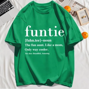 Y2k Vintage Tişört Tee Funtie Anne Gibi Eğlenceli Teyze Baskı