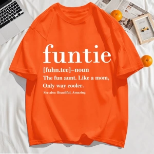 Y2k Vintage Tişört Tee Funtie Anne Gibi Eğlenceli Teyze Baskı