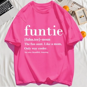 Y2k Vintage Tişört Tee Funtie Anne Gibi Eğlenceli Teyze Baskı