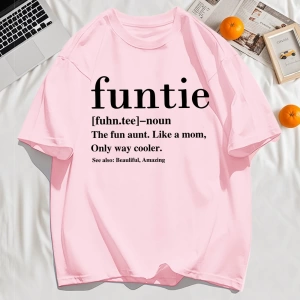 Y2k Vintage Tişört Tee Funtie Anne Gibi Eğlenceli Teyze Baskı