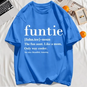 Y2k Vintage Tişört Tee Funtie Anne Gibi Eğlenceli Teyze Baskı