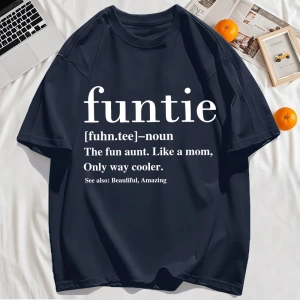 Y2k Vintage Tişört Tee Funtie Anne Gibi Eğlenceli Teyze Baskı