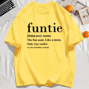 Y2k Vintage Tişört Tee Funtie Anne Gibi Eğlenceli Teyze Baskı