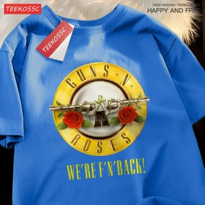 Y2k Vintage Tişört Tee Guns n roses biz geri