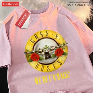 Y2k Vintage Tişört Tee Guns n roses biz geri