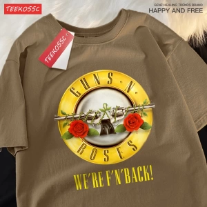 Y2k Vintage Tişört Tee Guns n roses biz geri