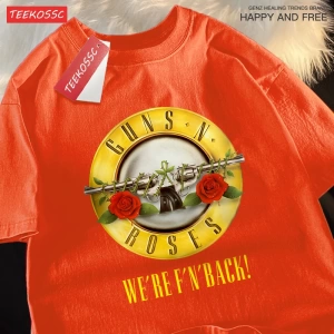 Y2k Vintage Tişört Tee Guns n roses biz geri