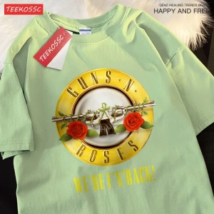Y2k Vintage Tişört Tee Guns n roses biz geri