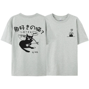 Y2k Vintage Tişört Tee Harajuku siyah kedi baskı