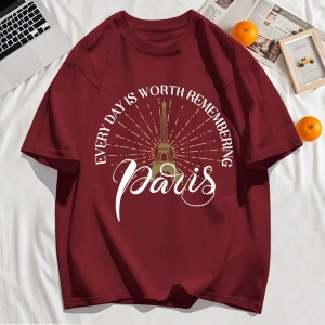 Y2k Vintage Tişört Tee Her Gün Hatırlamaya Değer Baskı