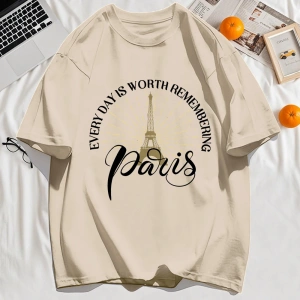 Y2k Vintage Tişört Tee Her Gün Hatırlamaya Değer Baskı