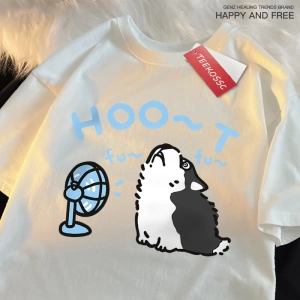 Y2k Vintage Tişört Tee Husfans üfleme fanlar baskı