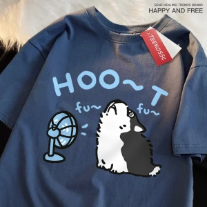 Y2k Vintage Tişört Tee Husfans üfleme fanlar baskı