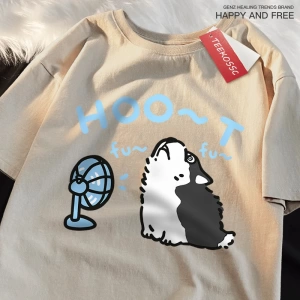 Y2k Vintage Tişört Tee Husfans üfleme fanlar baskı