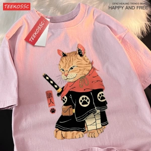 Y2k Vintage Tişört Tee Japon Harajuku Wandering kahramanlar