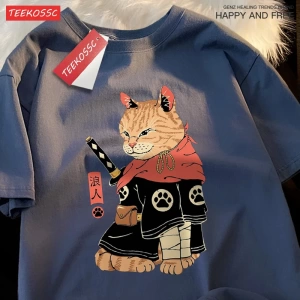 Y2k Vintage Tişört Tee Japon Harajuku Wandering kahramanlar