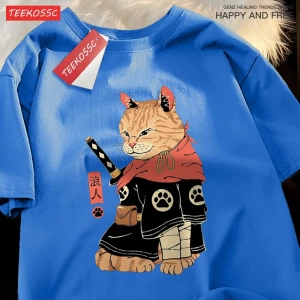 Y2k Vintage Tişört Tee Japon Harajuku Wandering kahramanlar