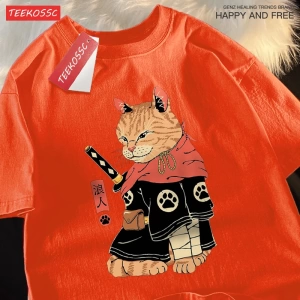 Y2k Vintage Tişört Tee Japon Harajuku Wandering kahramanlar