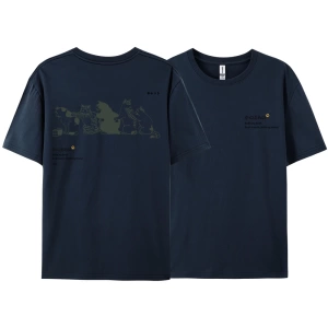 Y2k Vintage Tişört Tee Japonya Harajuku kuyruk kedi eğlenceli baskı